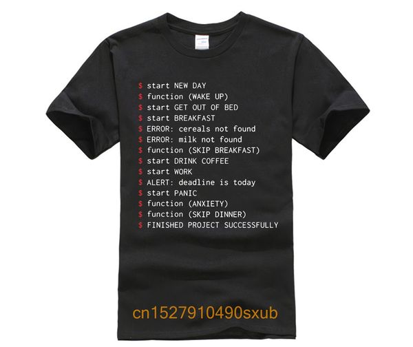 

monday programmer t shirt funny clothes geek chic men funny saying tshirt cotton tees black sport hooded sweatshirt hoodie