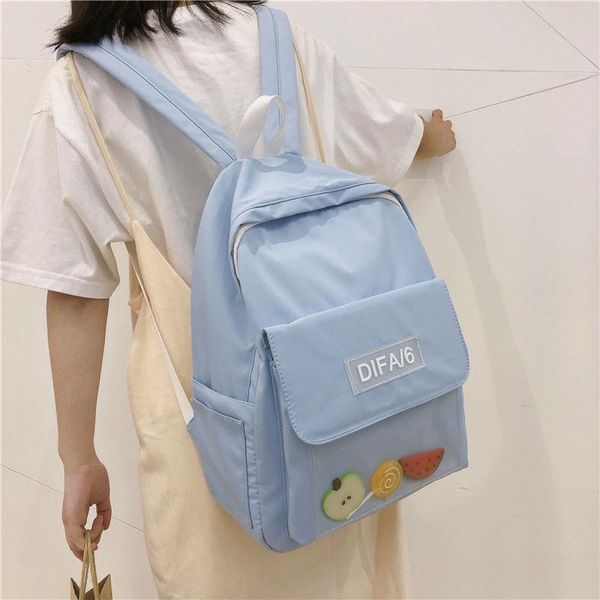 

женщины рюкзак ранцы для девочек-подростков симпатичные прохладный студент bagpack оксфорд младший средней школы рюкзаке женщины 2020 sqcowy