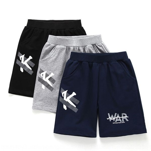 

7qwfx большой детский летний случайные boys2020 школы новые шорты случайные спортивные спортивные брюки 5 средних 2esla брюки детские, Blue