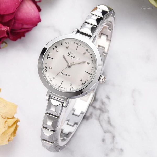 

women quartz simple watch beautiful creative minimalistl appearance korean bracelet elegant analog female jewelry1, Slivery;brown