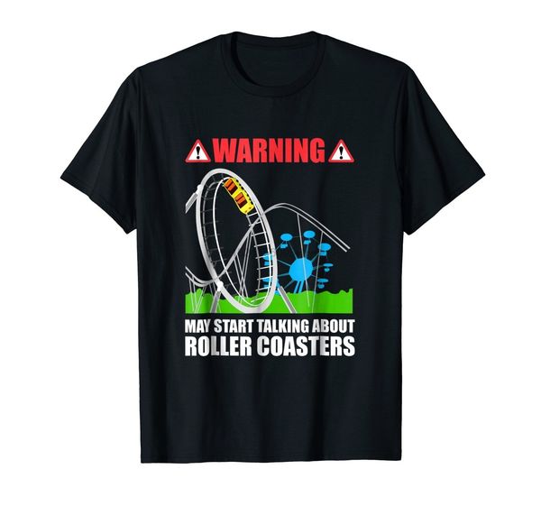 

amusement park family vacation roller coaster lover men's short sleeve hoodie designers t shirts sweatshirt
