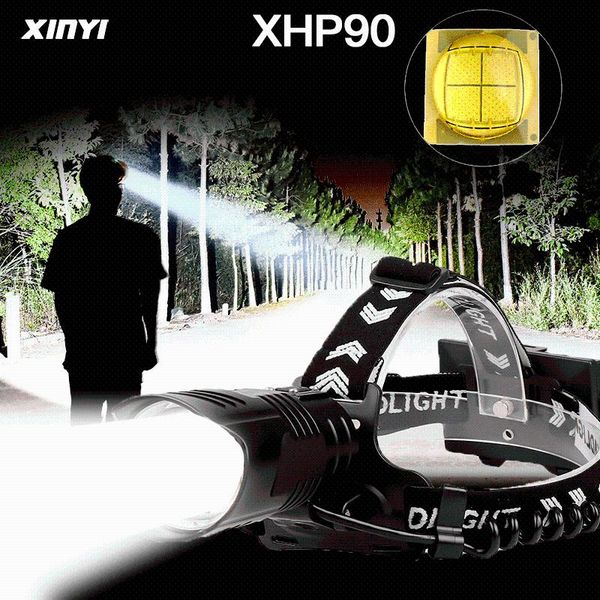 

headlamps 300000lm usb rechargeable powerful xhp90/70/50 led headlamp headlight 3mode zoom head lamp torch lantern for camping