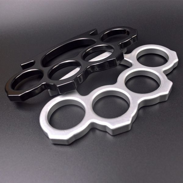 

dhl ship,silver black gold thin steel brass knuckle dusters self defense personal security women's and men's self-defense pendant