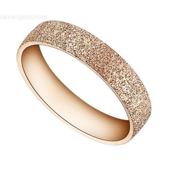 

jewelry grind arenaceous rose gold fashion ms titanium steel ring, Silver