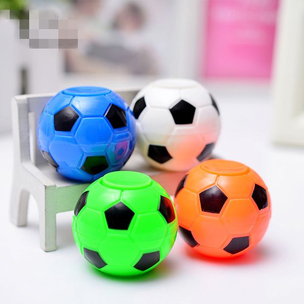 

selling football fingertip finger gyro vent decompression toys 2018 russian world cup promotional gifts