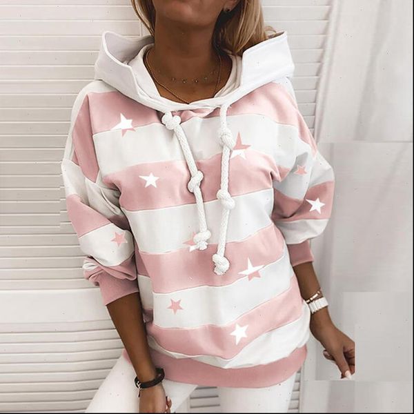 

striped hoodies sweatshirts women autumn long sleeve loose pullover vintage harajuku sweatshirt hoodies women streetwear, Black
