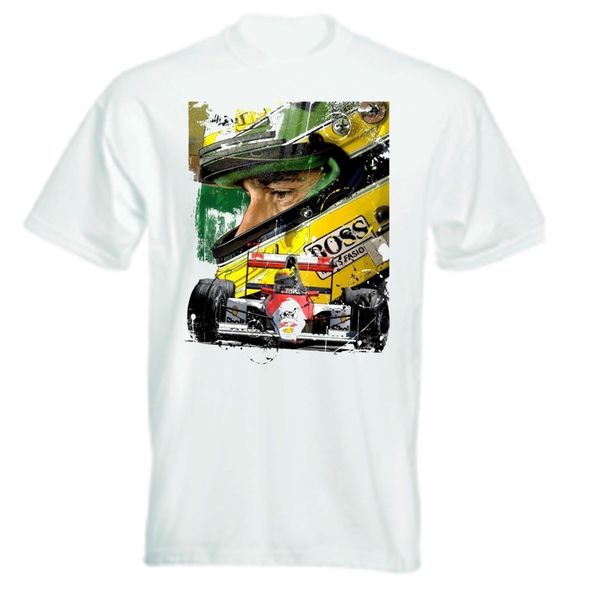 

спорт 2019 новая летняя мода айртон сенна художественным t shirt хлопка tee shirt