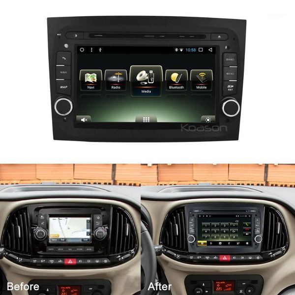 

koason android car multimedia player stereo system for doblo linea 7inch gps navigation wifi bluetooth dvr rds usb1