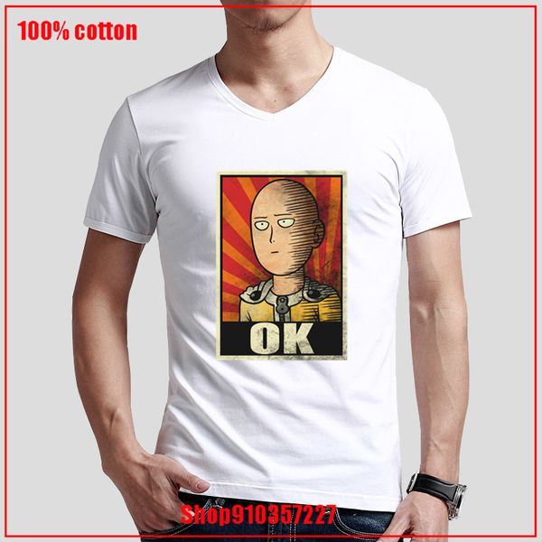 

new arrival love neck casual one punch man ok print short sleeve gothic clothes harajuku streetwear sport sweatshirt hoodie t shirt