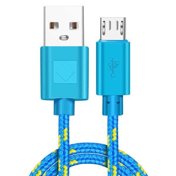 

nylon vumpach braided micro 1m/2m/3m data sync usb charger cable for samsung htc lg huawei xiaomi android phone cables