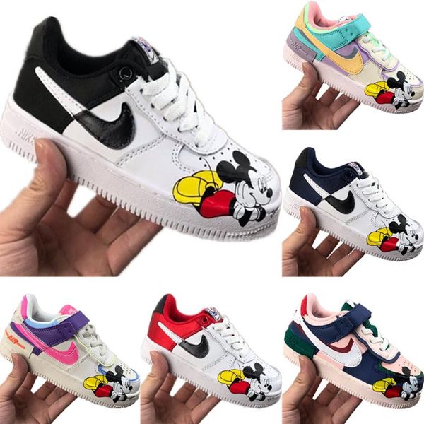 

louisy vuittons2020 af1 kids candy low-cut skateboard shoes original af1 low-kids built-in zoom air cushioning sports shoes, Black