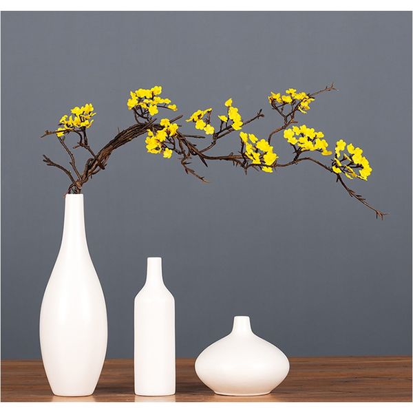 

1 букет японии искусственная вишня декоративная вечеринка шелковые поддельные цветы вишни для домашнего отеля delarg