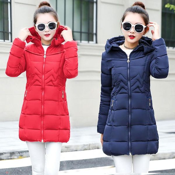 

women's down & parkas autumn winter female jackets woman coat 2021 hooded jacket women plus size s-6xl outwear, Black