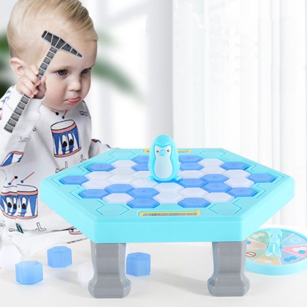 

save penguin board game ice breaking family funny desktoy classic party interactive game educational gift turntable race q0115