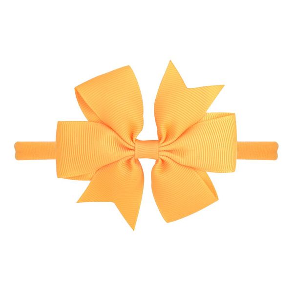 

1 piece 3.2inch hair bows elastic baby headband hair band for girls kids boutique turban new handmade headwear hair accessories q qylyey