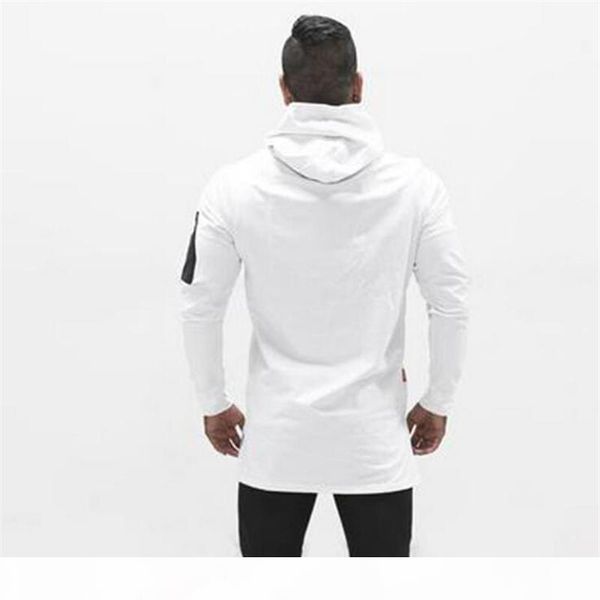 

casual men's hooded with black gown hip hop hoodies and sweatshirts long sleeves design winter cloak coats