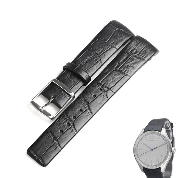

wentual clock for brand custom watch bands strap makers k98111 leather belt, Black;brown
