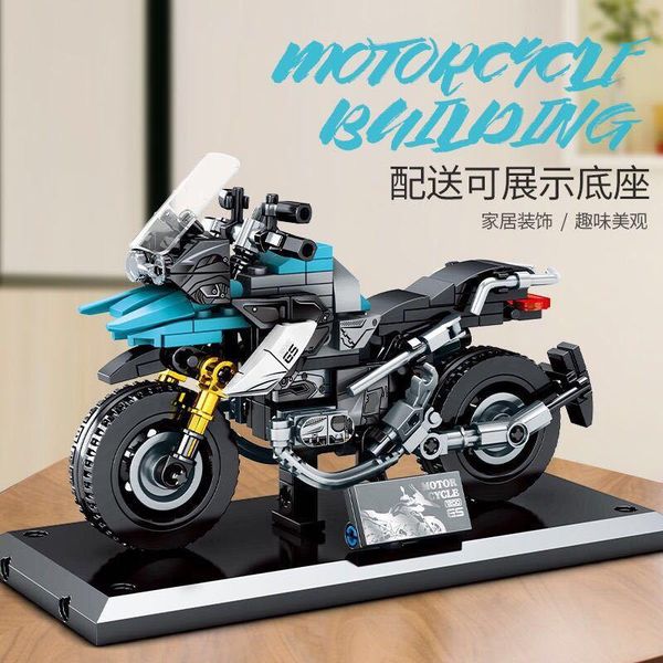 

technic city motorcycle bricks creator racing motorbike model building blocks kit kids boy toys eucational gifts