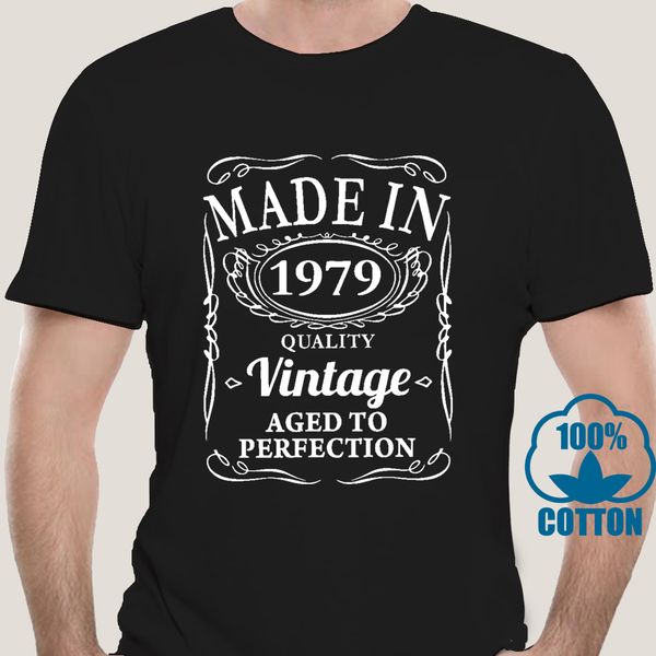 

3706a 40 Â° birthday vintage 1979 t-shirt aged er perfection gift 40 years- show original title the new sport hooded sweatshirt hoodie