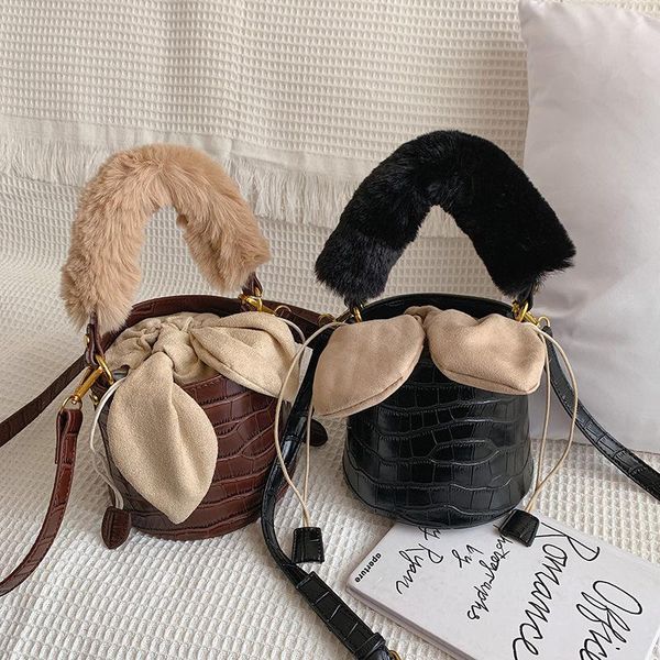 

марка оригинальный дизайн прекрасные сумка 2020 новая осень / зима моды сумка женщина joker плеча текстуры bucket