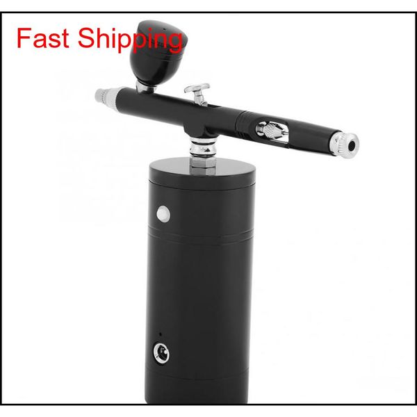 

0.m mini air compressor spray airbrush set 7cc capacity power qylevl abc2007