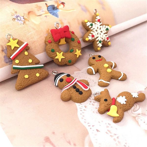 

gingerbread man ornaments merry tree pendant christmas decorations for home new year navidad