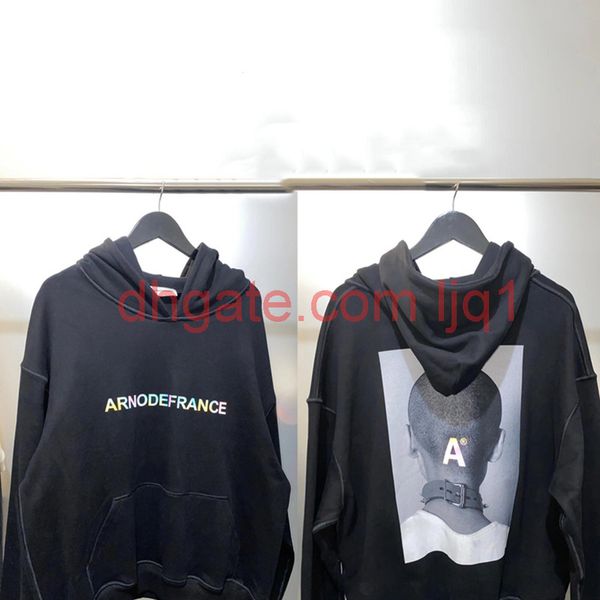 

vintage 2020 hoodie 1 hooded loose streetwear pullover, Black
