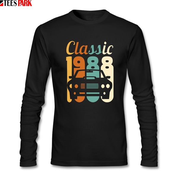 

unique 1988 birthday 32th birthday gift 32 years t shirt clothes abstract printing long sleeve tee shirt sport hooded sweatshirt hoodie