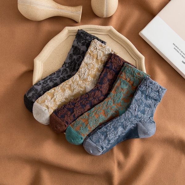 

cr1oa детская в цветке хлопок зимы sen национального стиля женской женской women'scotton socksnational и носки осени бриллианта носков fa4hj, Black