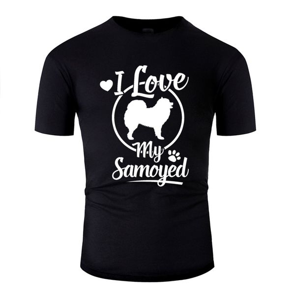 

дизайнеры балахона мода i love my самоед сердце владелец собака подарки мужчины круглого воротник homme хлопок для взрослых футболки толстов