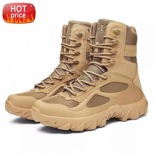 

2020 autumn winter ankle men's track military boots men shoes army work special forces tactical desert combat outdoor male #pj5x