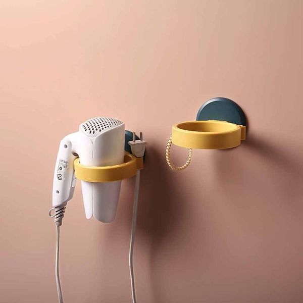 

#40hair dryer holder enzyme-based ultra power natural cleanser bathroom wall shelf hair dryer rack bathroom shelves
