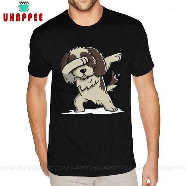 

men's t-shirts dabbing shih tzu funny 6xl men's make your own t shirt t-shirts1, White;black