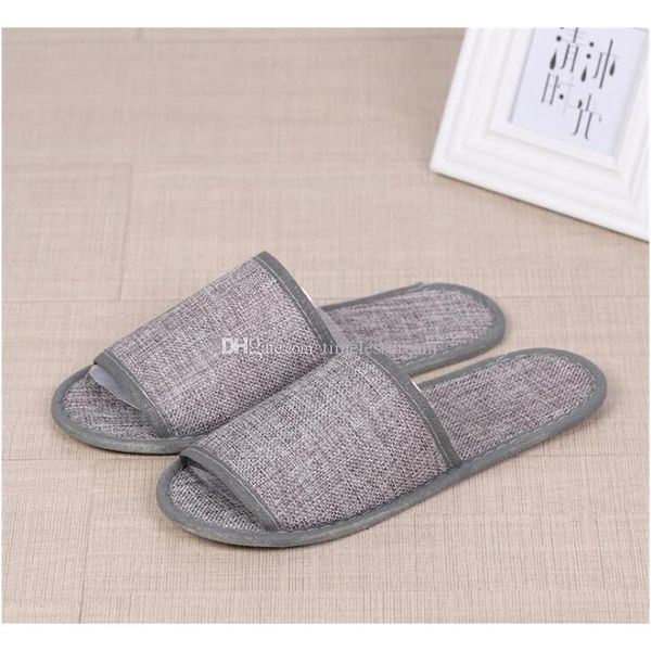 

cotton linen disposable slippers anti-slip travel l spa home guest shoes colorful one-time sandals breat jllpif sport77777