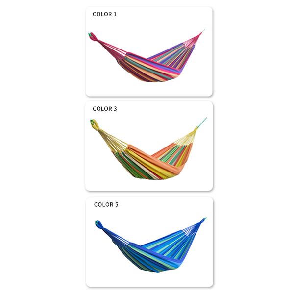 

outdoor leisure hammock single and double reinforced canvas indoor college dormitory camping swing chair bearing 300 kg