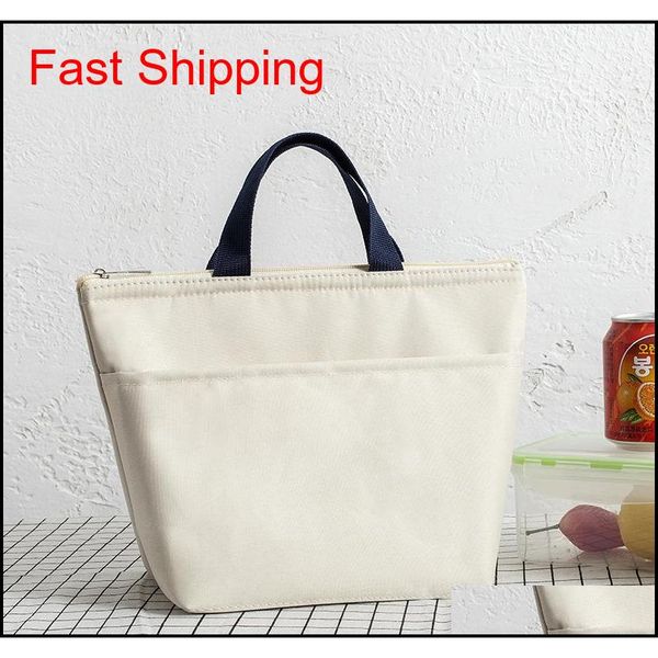 

new aluminum film thick portable waterproof lunch bag insulation bag oxford cloth tote picnic packet lunch bag sol qylwff bwkf