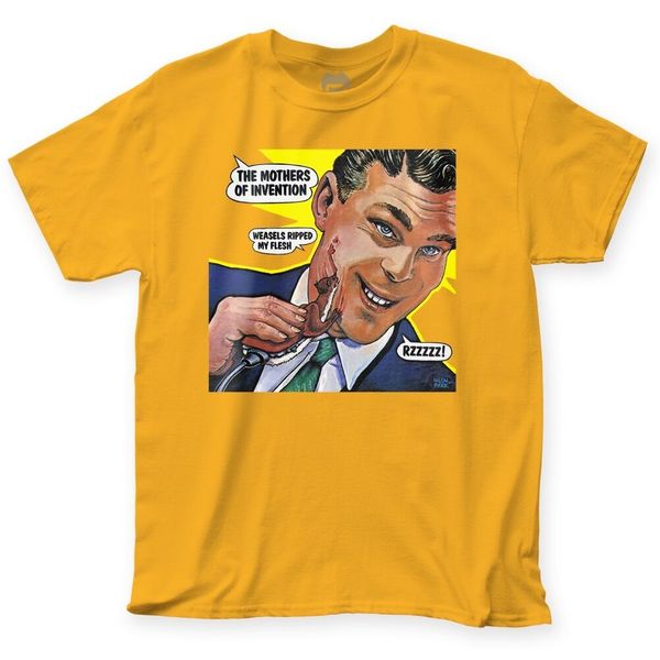 

authentic frank zappa weasels ripped my flesh the mothers of invention loose cotton for men cool hoodie designers t shirts sweatshirt