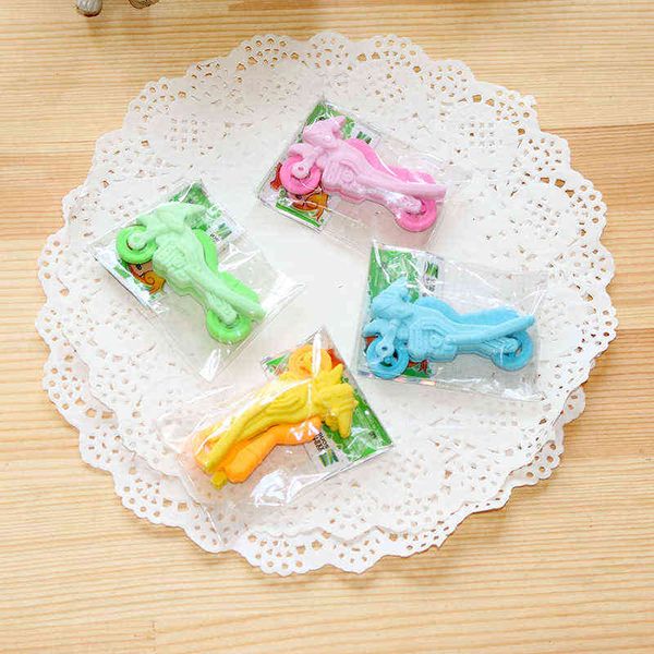 

6131 student christmas final gift prize creative motorcycle statue eraser stationery