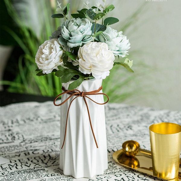 

1pcs wedding holding flowers bouquet artificial flowers european single - branch core peony artificial home decoration