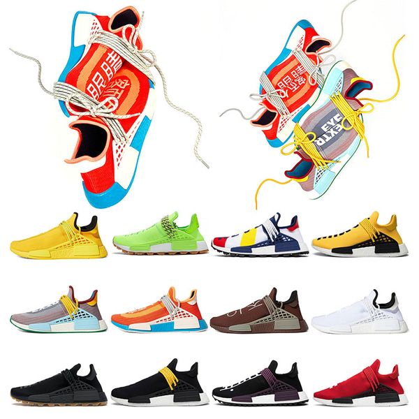 

2021 nmd human race extra eye pharell williams mens shoes bold orange bright yellow chocolate legacy purple womens sports sneaker outdoor