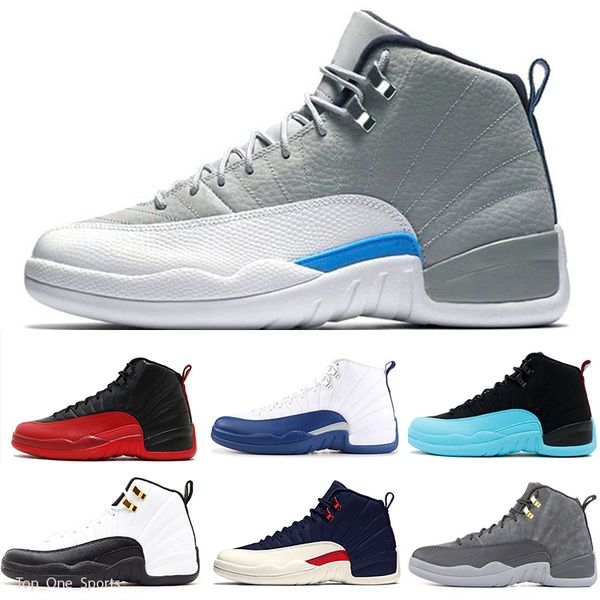 

with socks 12s dark grey game royal fiba game ball ovo white playoff men basketball shoes 12 blue french blue cny sneakers