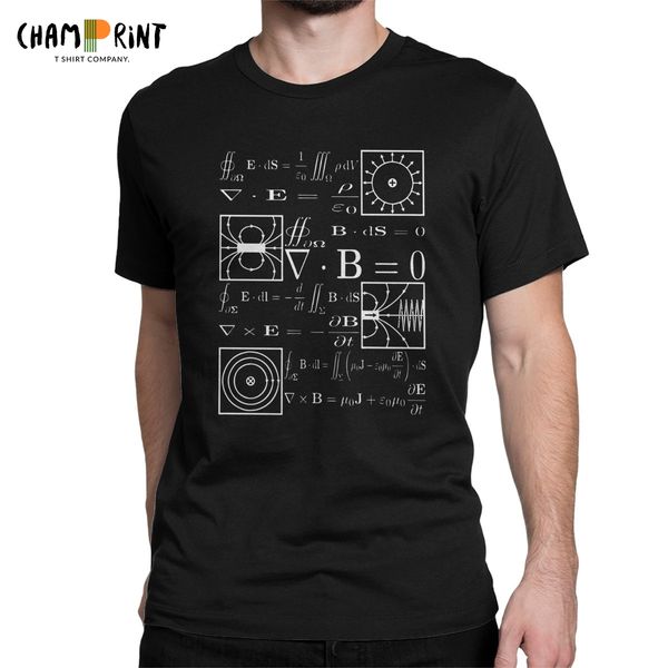 

sport maxwell's equations t shirt for men creative t-shirts funny geek science physics scientist tee shirt short sleeve clothes
