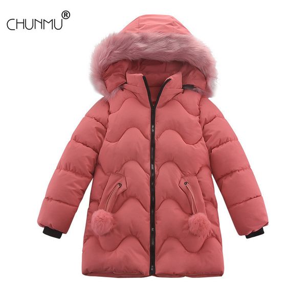 

autumn winter children coat baby girl warm hooded jacket kids fashion printed outerwear children's christmas costume for girls lj201130, Blue;gray