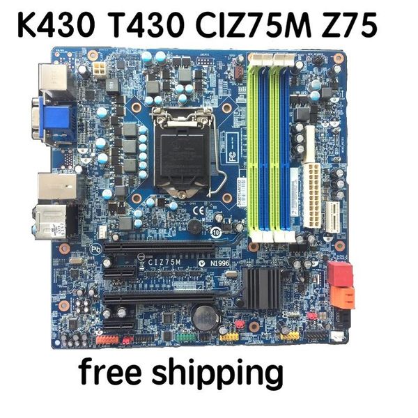 

for lenovo ideacentre k430 erazer t430 deskmotherboard ciz75m z75 mainboard 100%tested fully work