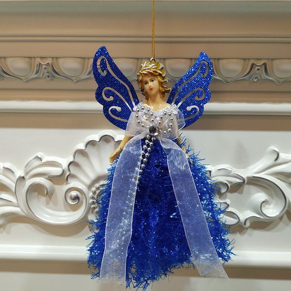 

xmas doll hanging wing tree angel pendants ornaments home decor christmas day decorations happy new year 20
