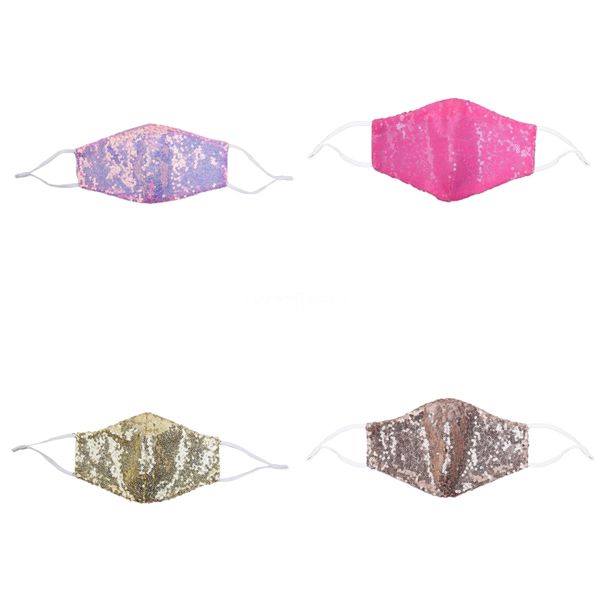 

sequins washabledust soft windproof party mascarilla#472#195 mask funny womens face women bling atwsr