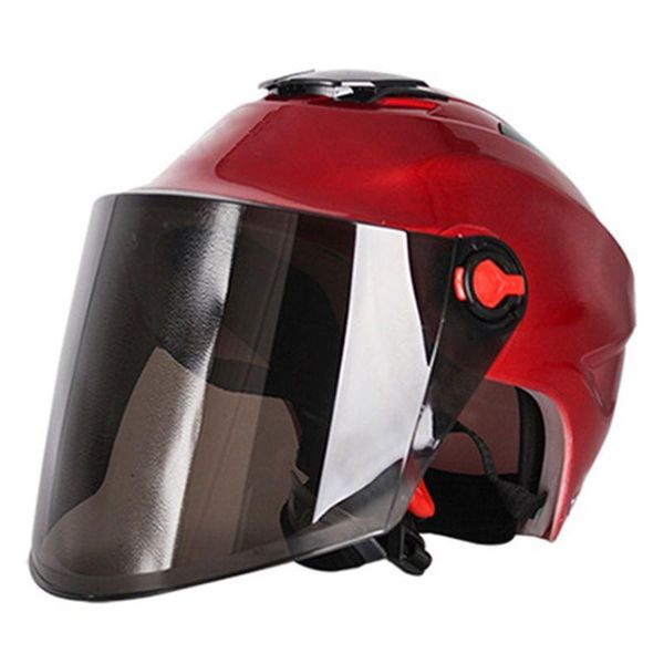 

лето ветрозащитный unisex шлема мотоцикла anti-uv scooter open face half cap b36b