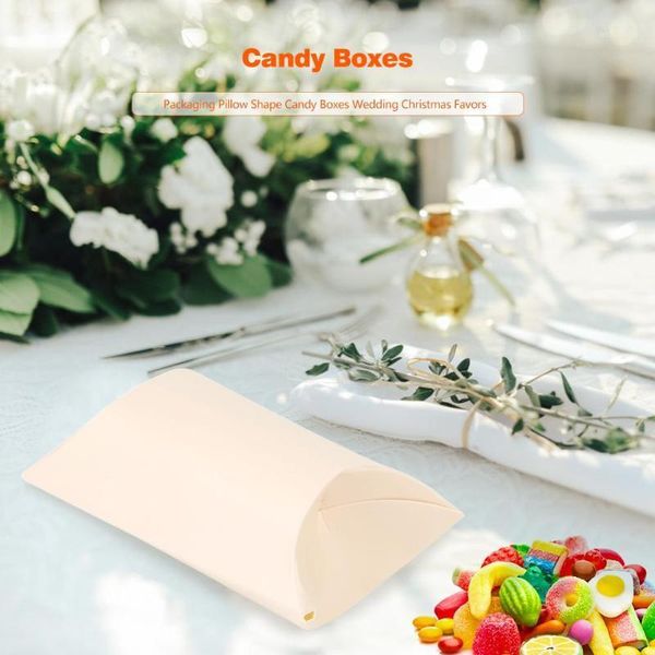 

gift wrap 10pcs candy boxes bag pillow environmental protection security non-toxic shaped design decor home wedding party favors1