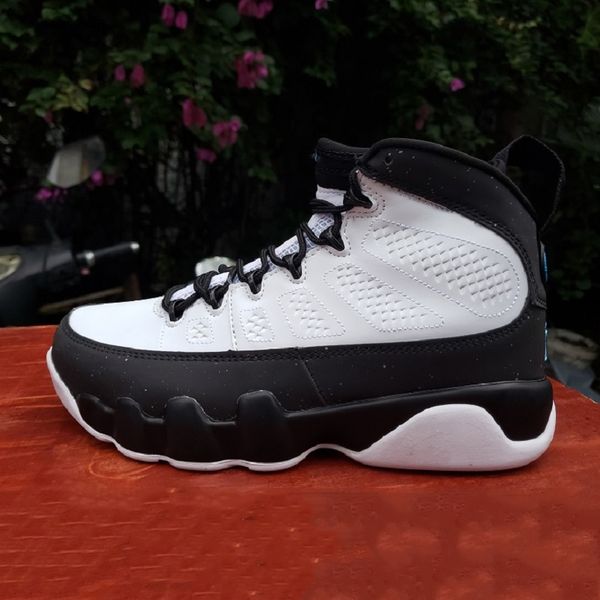 

white black university blue 9 mens basketball shoes ct8019-140 unc ix 9s reflective high cut men trainers outdoor sports sneakers us7-13, White;red