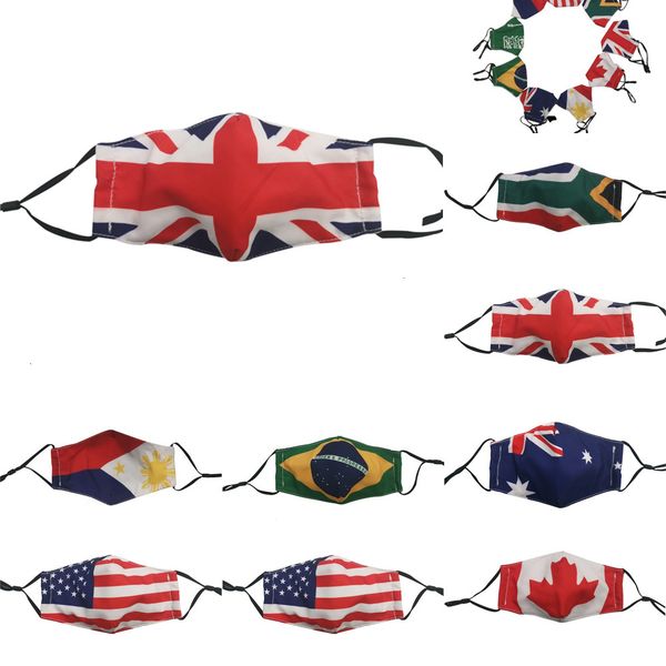 

factory 2020 new arrival adults face masks national maryland state flag print cotton reusable and washable mouth pjh3q